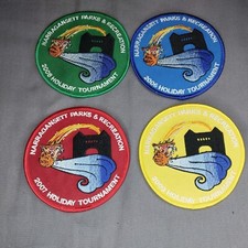 Narragansett RI Rhode Island Parks & Rec Holiday Basketball Tournament Patches