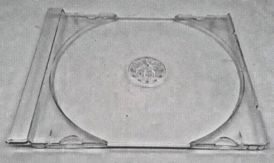   6 x TRAY transparent IMPROVED für 1 CD/DVD/B-Ray - Austausch im Jewelcase  