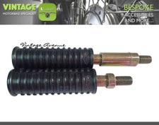 HONDA CL70 S65 CS65 PASAJERO TRASERO BRAZO OSCILANTE REPOSAPIÉS BARRA Y GOMA L+R