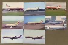 # T4367    P.S.A.    AIRPLANES    POSTCARD LOT,   8   DIF. CARDS