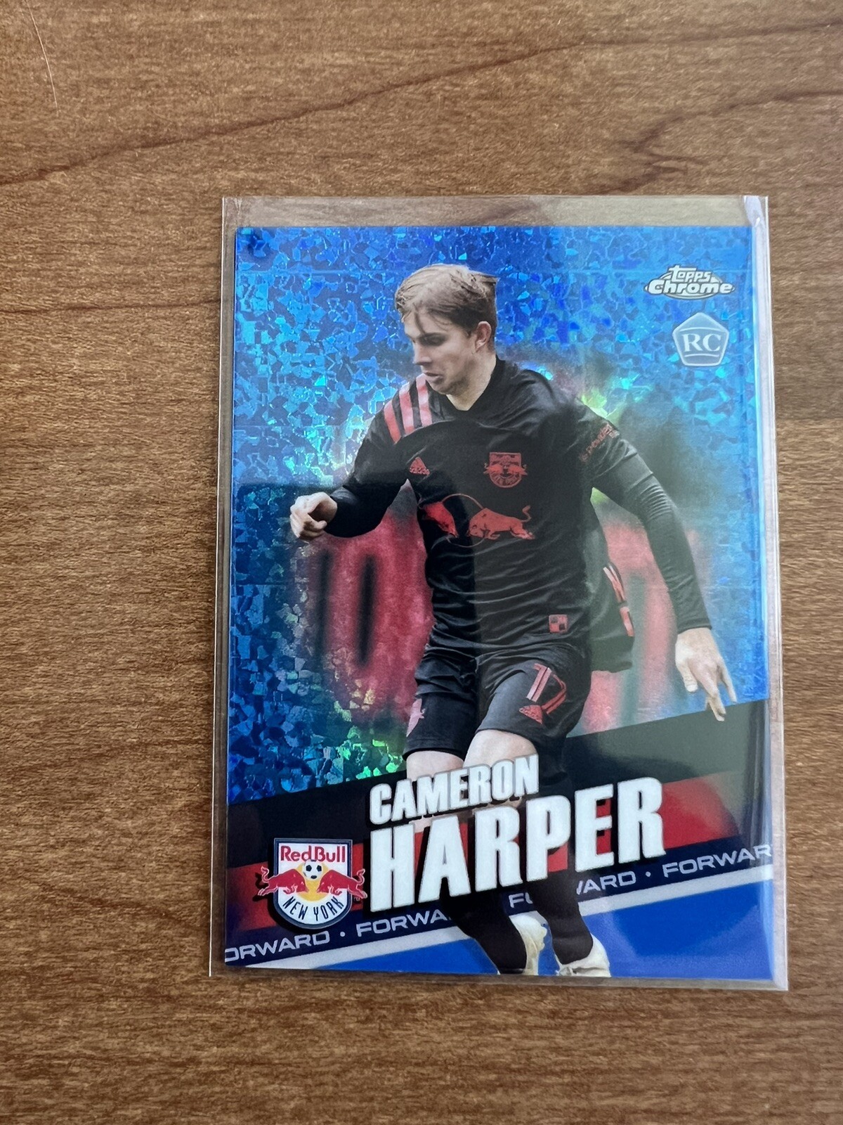 2022 Topps Chrome MLS Blue Speckle 78/199 Cameron Harper RC Rookie Refractor