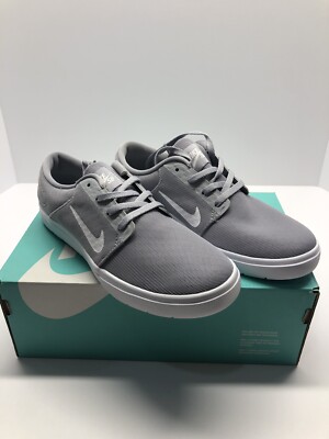 NIKE SB Portmore Skate Shoe Mens Size 6 Wolf Grey White Sole Cool Ultralight NIKE Men main image 4