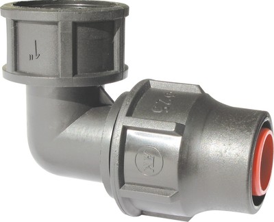 PP Fitting System Lock für PE Rohr PN4 16 20 25 mm Winkel Lock x Innengewinde