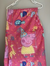Peppa Pig Twin Bed Sized Duvet Comforter Cover Pink George Pig Carnival