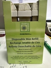 Clean &Easy Large EUROWAX Roll On Wax Refill for Wax Cartridge,Hygienic,3 Packs