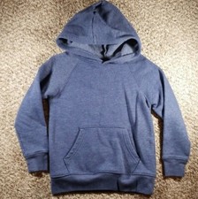 Old Navy Solid Navy Blue Hoodie Sweatshirt Youth Kid's Size XS 5 