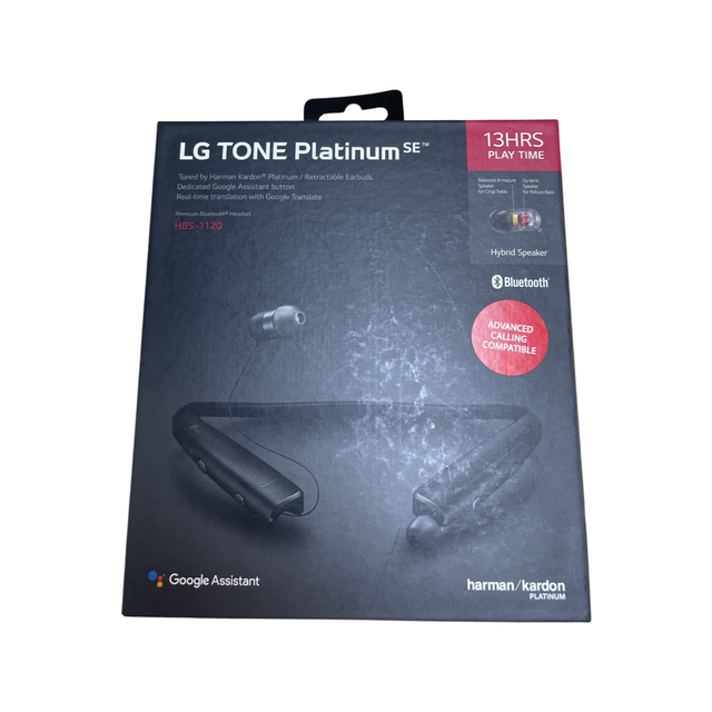 Lg Tone Platinum Bluetooth Headset Black Hbs 1100 For Sale Online Ebay