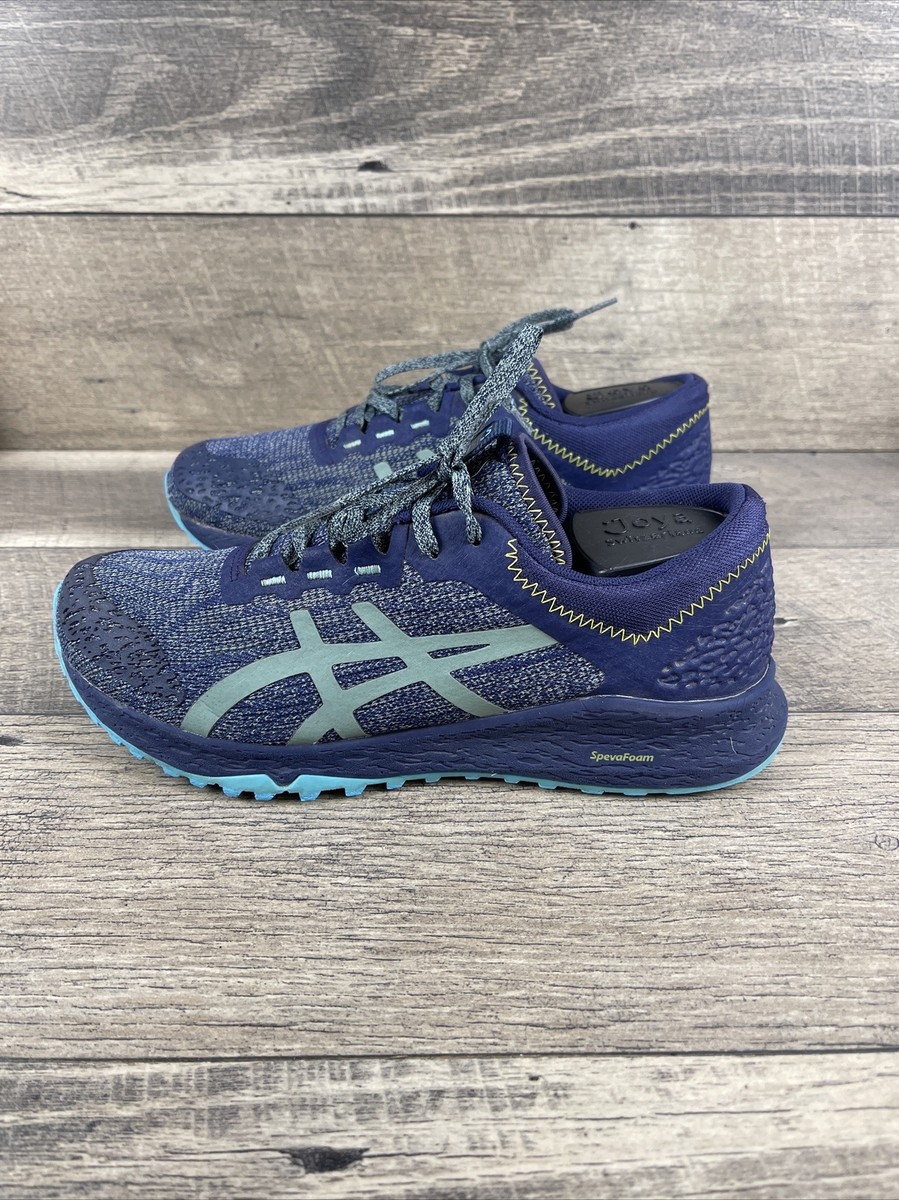 Asics Alpine XT Navy Aqua Running Fitness Shoe T878N Women's Size