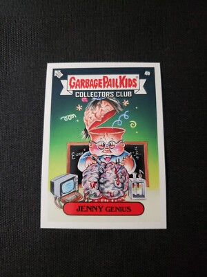 JENNY GENIUS Garbage Pail Kids 2021 Collector's Club 4b Topps GPK