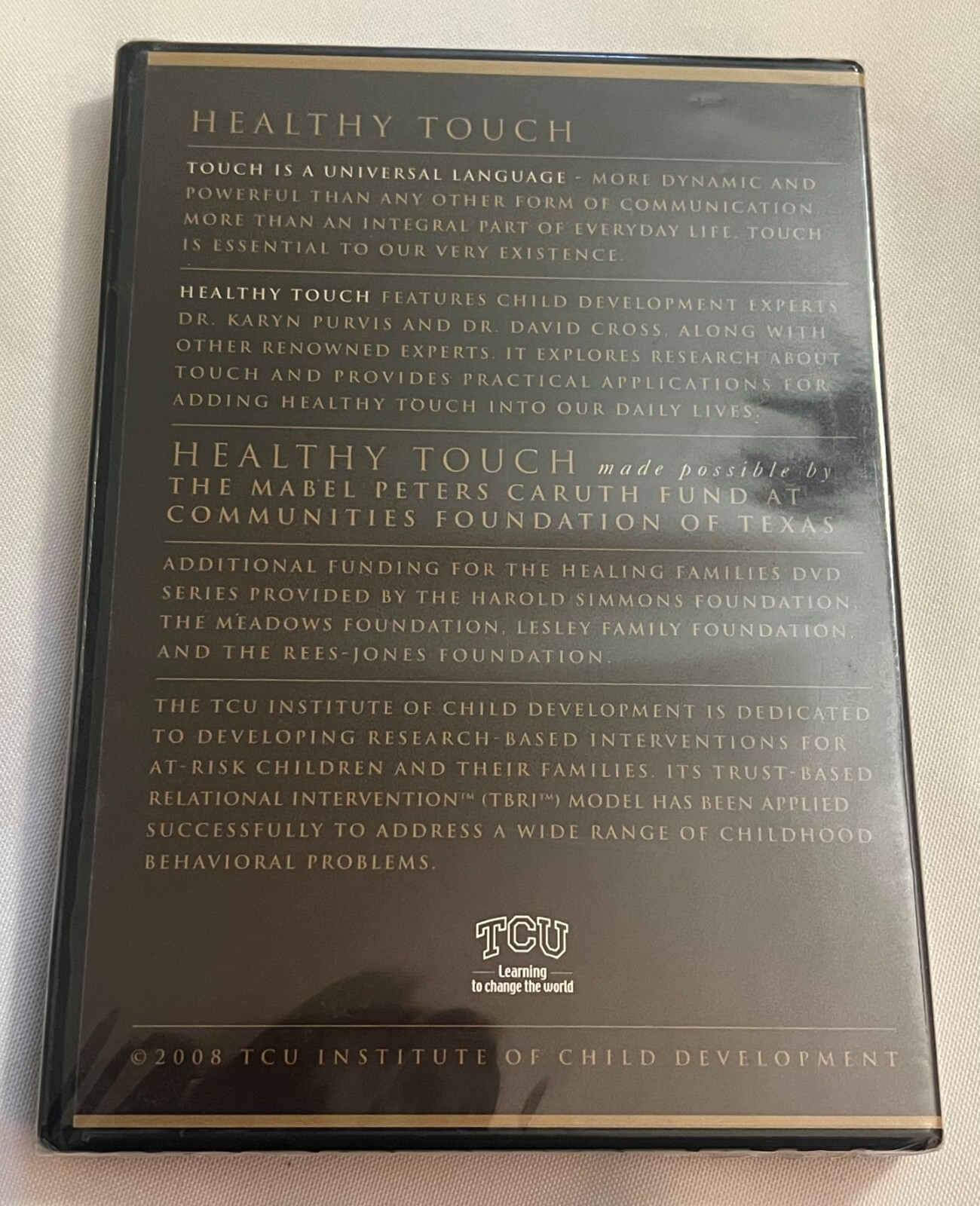 TCU Institute Of Child Development Healthy Touch DVD Rare NEW Sealed | eBay