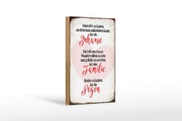 Holzschild Spruch 12X18 Cm Zuhause Familie Segen Herz Holz Deko Schild