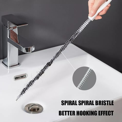 Spazzola per la pulizia delle tubazioni | rimozione tappi per capelli - Foto 7 di 7