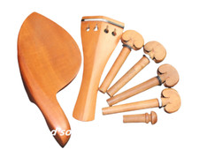 1 set high quality jujube wood violin fittings 4/4, Violin Parts Accessories