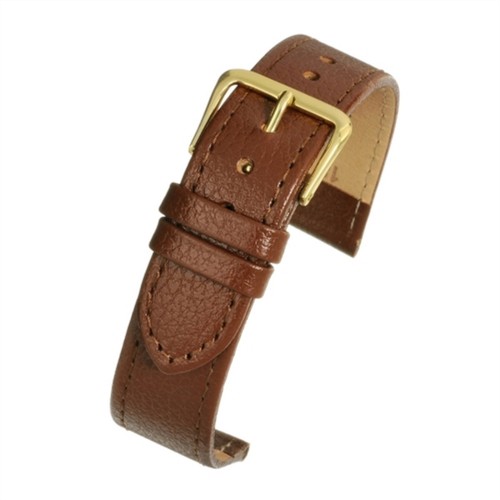 Da Uomo 18mm Vera Pelle Extra Lungo Marrone Bufalo, Grana Cinturino per  Orologio | eBay