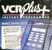 Gemstar VCR Plus Instant Programmer With Original Box OB Tested Vintage ELEC