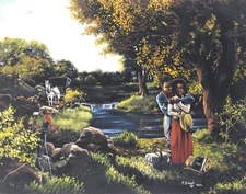 Buffalo Soldier Art Print "Love and Honor" (S/N LImited Edition)