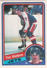 1984-85 O-Pee-Chee #350 Tim Watters Winnipeg Jets + (Yes 4 Free Mystery Cards)
