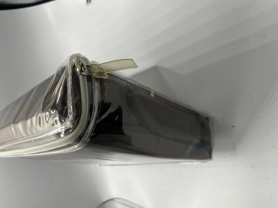 Juego de sábanas satinadas Playboy Bunny Home MARRÓN TAMAÑO DOBLE ¡NUEVO SELLADO 2007! Foto 3 de 4