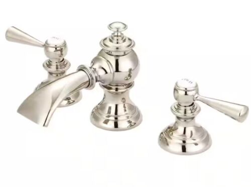 Water Creation Modern Classic 8” Widespread 2-Handle Bathroom Faucet w/ Pop Up