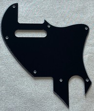Custom For Tele F Hole Hybrid Convertion Guitar Pickguard 3-Ply Black