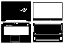 Carbon Vinyl Sticker Skin Decals Cover for ASUS GX502L Laptop Protection Film