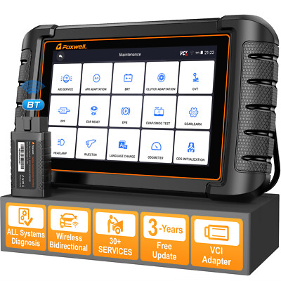 FOXWELL Automotive All System OBD2 Scanner Bluetooth Car Diagnostic Tool OIL DPF
