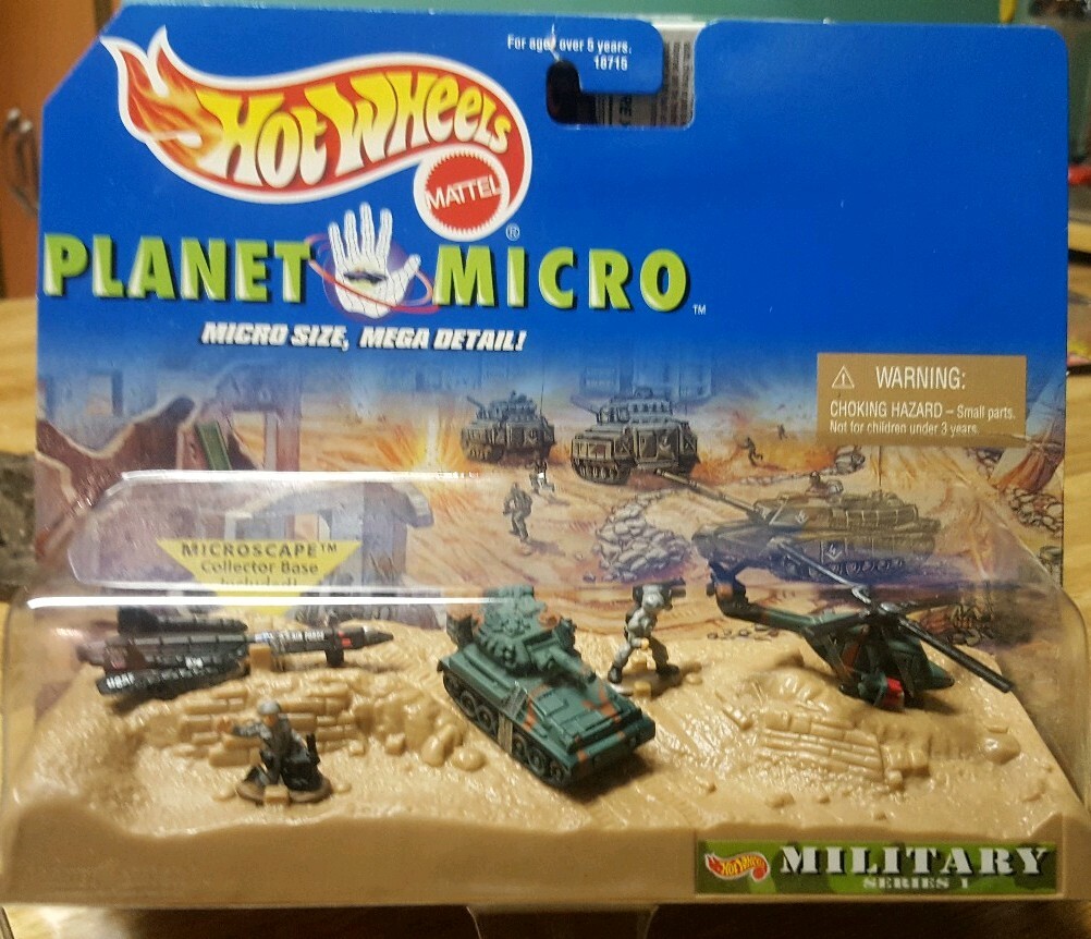 1997 Hot Wheels Planet Micro Military Series 1 New MOMC | eBay