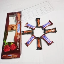 Chocolate Snickers & Mars 8x18g Birth Day & Christmas Gift Box Vegetarian New