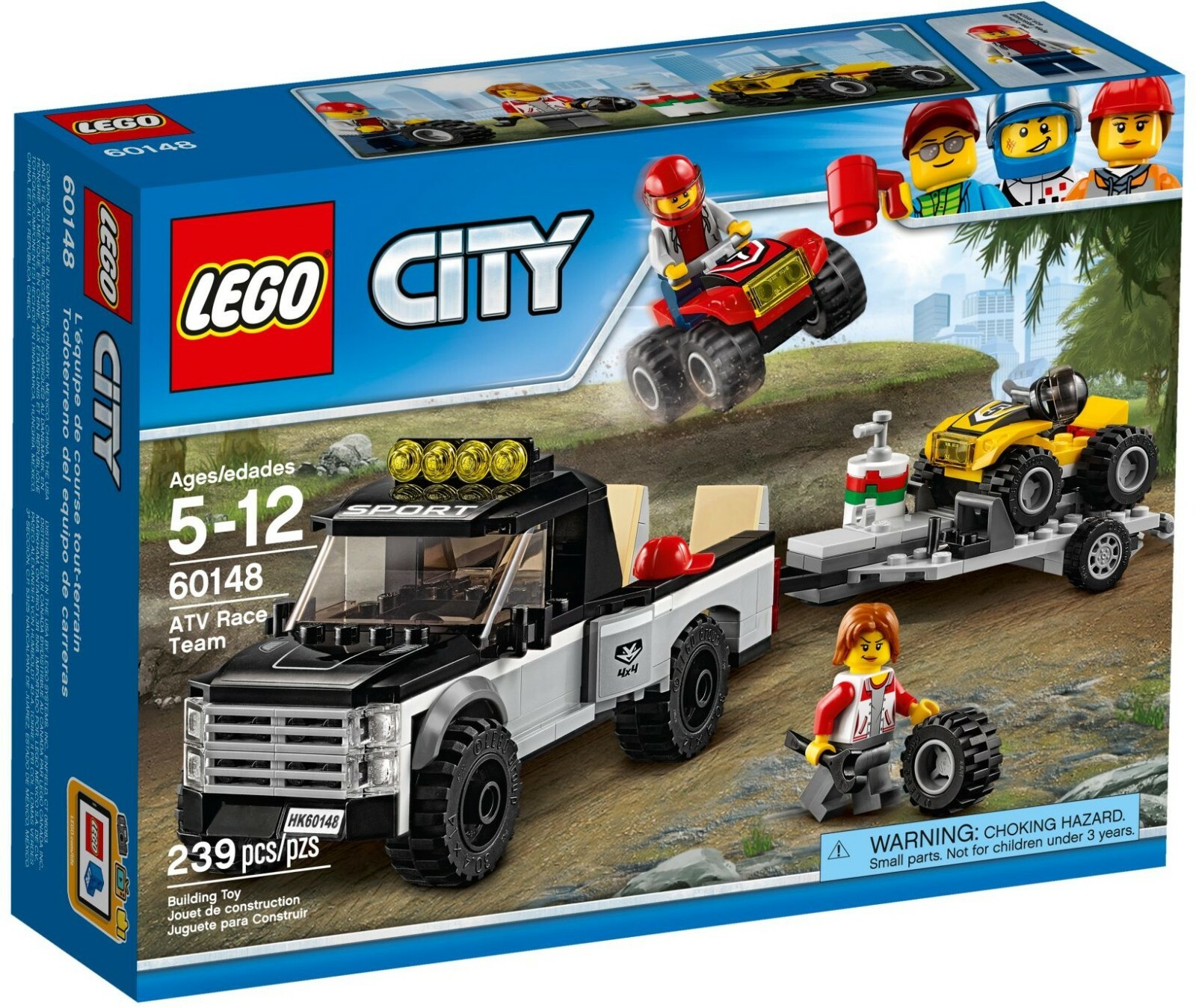 LEGO 60148 - Team da corsa del fuoristrada