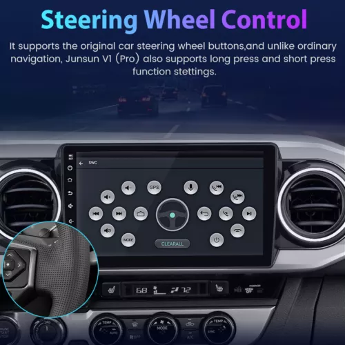 Apple CarPlay Car Radio GPS Stereo Navi For Toyota Tacoma 2016-2021 Android 13.0 - Picture 15 of 19