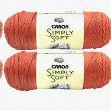 Soft & Sunny Persimmon Yarn Duo: Bulk Buy for Crafters