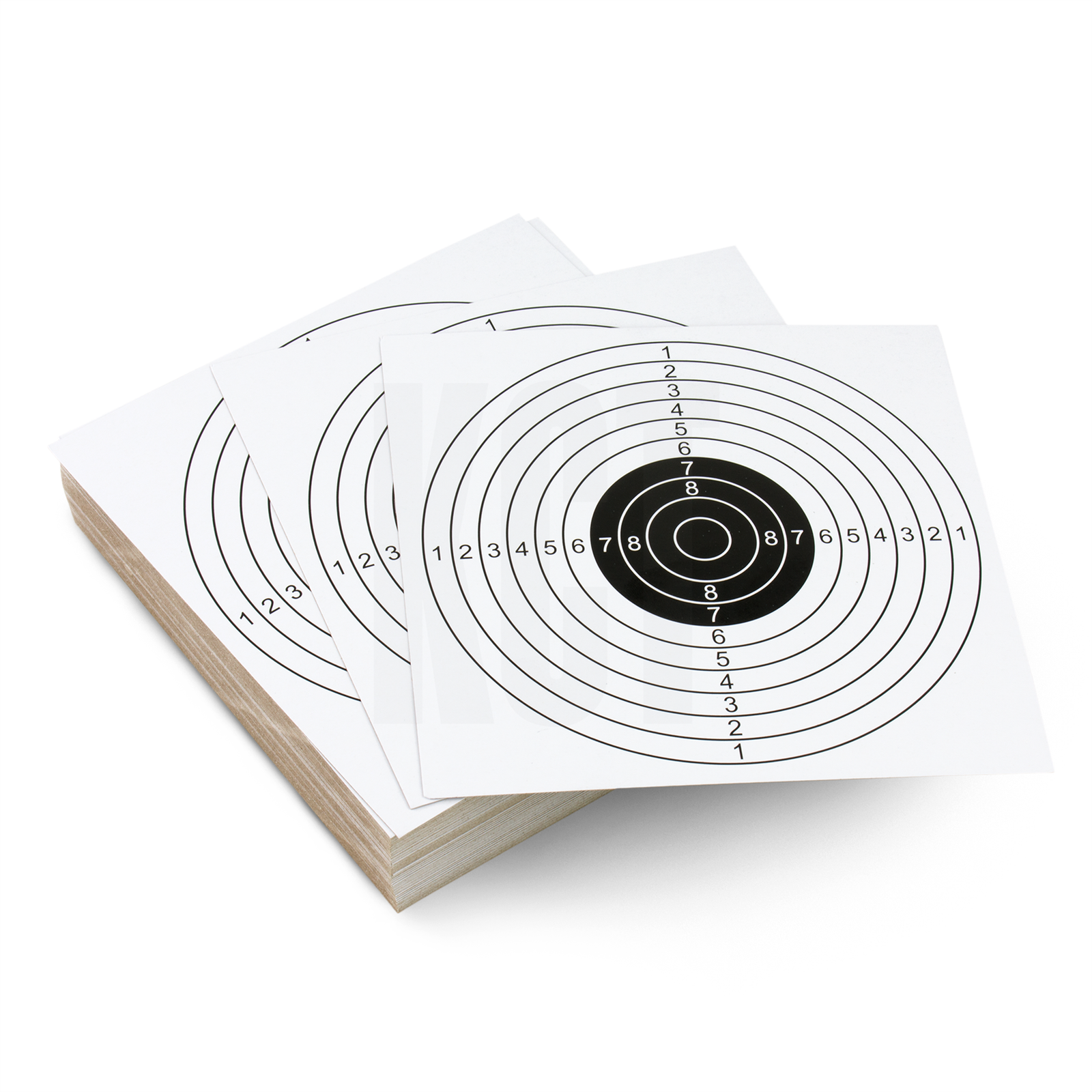 100x 14cm SHOOTING TARGETS BULLSEYE RIFLE RANGE GUN PISTOL PRACTICE CARD PAPER
