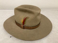 Vintage John B. Stetson 3X Beaver Fedora Hat Size 7 – Jaske’s of Texas Beige XXX