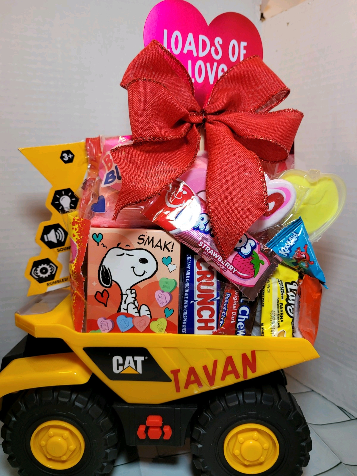 Valentine's Day gift basket for boys - kids' love-filled surprise