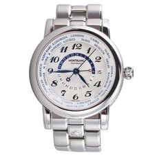 Montblanc Star World Time GMT Automatic Steel...