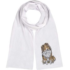 'Shetland Sheepdog' Lightweight Scarf / Wrap (SC00017379)