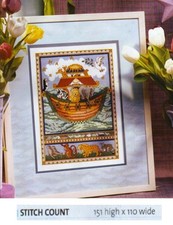 NOAHS ARK  CROSS  STITCH PATTERN  ONLY   ALS ...