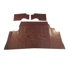 Trunk Floor Mat Cover 3pc for 1963 Pontiac Catalina 2 Door Coupe Red USA Made