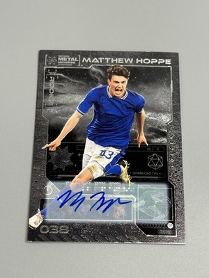 Matthew Hoppe 2023 SkyBox Metal Universe Champions Rookie Auto Schalke  