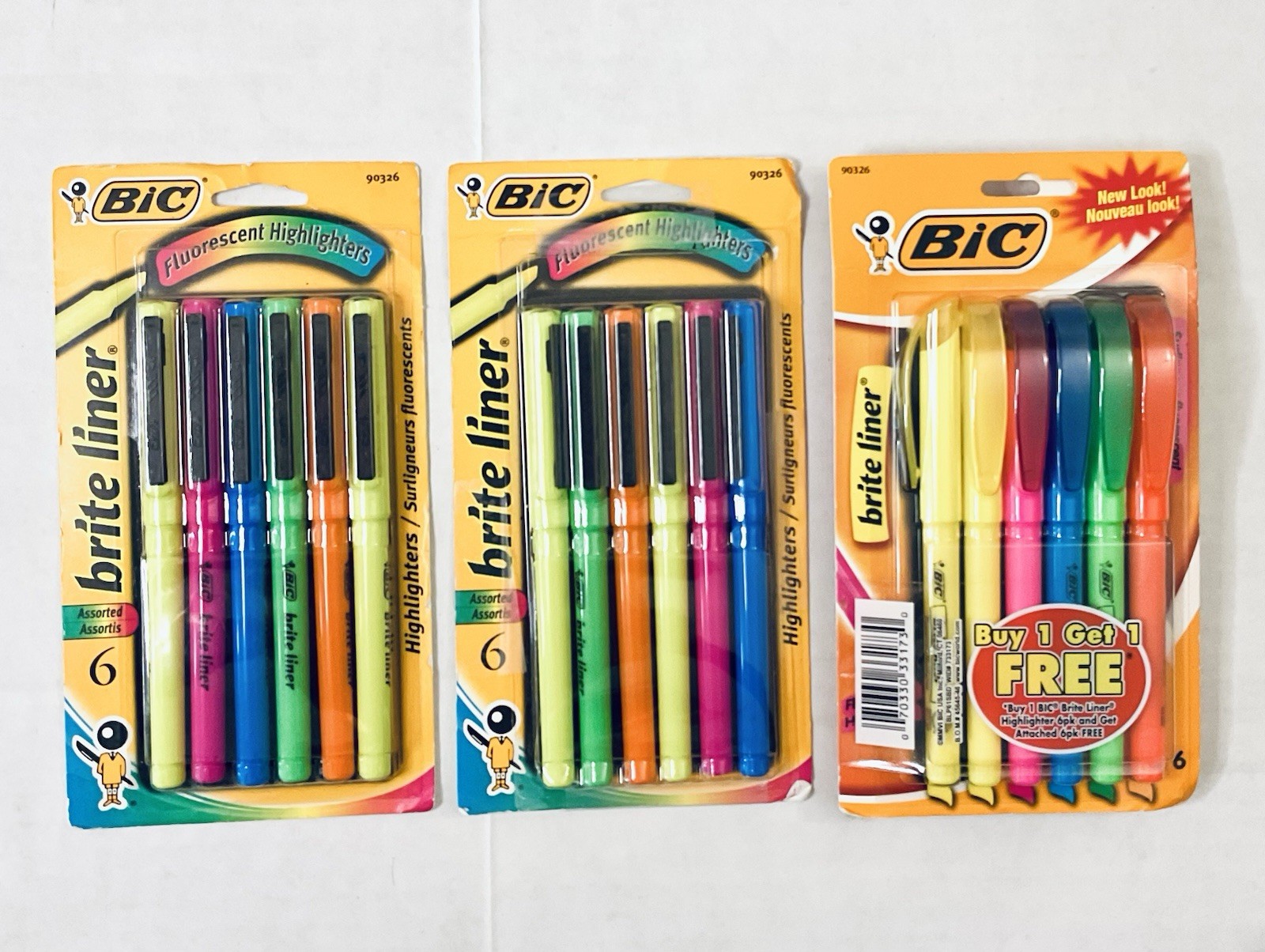 S Lot Of 4 - 6 Pks 24 Assorted Colors 2001-2006 Nos
