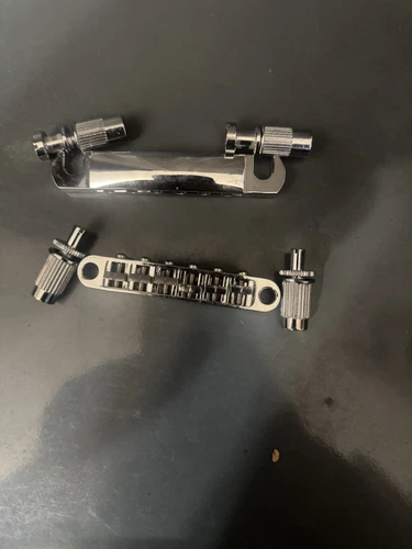 Guitar Tune-O-Matic Bridge and Stop Bar Tailpiece with Anchors and Studs