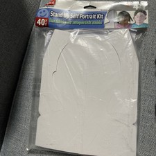 Roylco Stand-Up Self-Portrait Art Project Kit, 6-1/4 x 9 Inches, Pack of 40