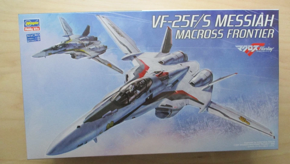 Пластиковая модель истребителя Мессии Hasegawa 65724 1:72 Macross Frontier VF25F/S в комплекте - Изображение 2 из 3