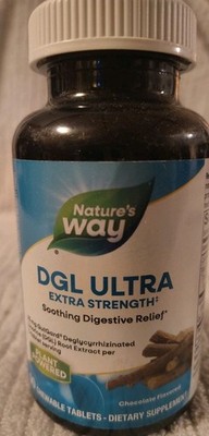 Nature's Way Premium Licorice Root Extract, Chocolate Flavored, 90 Chewable Tabs