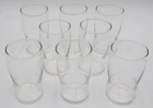 Set of 8 Vintage Federal Glass Sturdee Heat Strengthened Clear MCM Juice Glasses