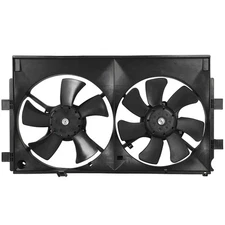 Replacement Radiator AC Condenser Fan Fit For 11-22 Mitsubishi Outlander Sport