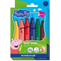 Noris® Junior Fasermaler FüR Kleinkinder Kartonetui Mit 6 Peppa-MäßIgen Fasermal