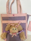 Cabbage Patch Doll Purse, With Plastic Cabbage Patch Head On Front