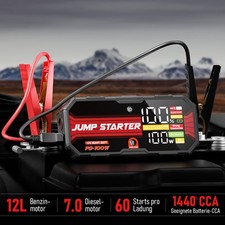 10200A Kfz-Starthilfe 12V 1400CCA 24000 mAh Akkukapazität (mit Aufbewahrungsbox) 10200A Kfz-Starthilfe 12V 1400CCA 24000 mAh Akkukapazität (mit Aufbewahrungsbox)
