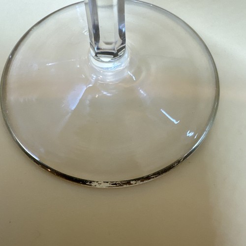 Moser Royal Claret Wine Glasses Set Of 4 24K Gold Trim Diamond Mesh Pattern 5”H - Afbeelding 18 van 19